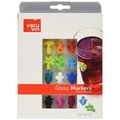 Vacu Vin Vacu Vin 1886060 Party People Glass Markers - Gift Box - Set of 12 1886060